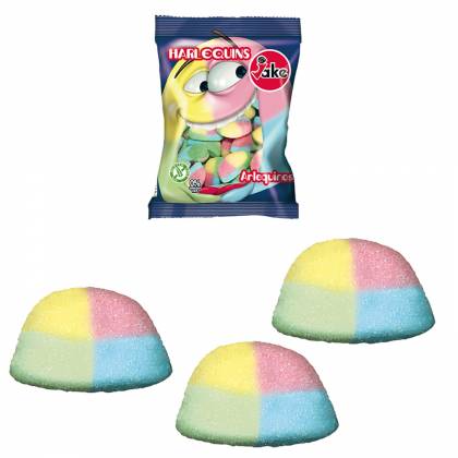 ΖΕΛΙΝΙΑ JAKE HARLEQUINES SOUR ΣΑΚ=100g  στην Κατηγορία Ζελίνια 